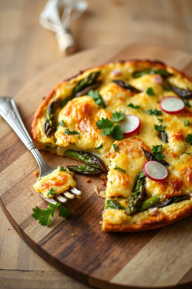 asparagus cheese frittata recipe