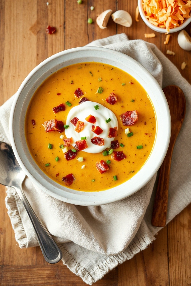 bacon cheeseburger soup recipe