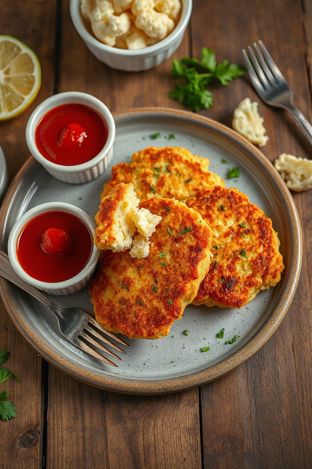cauliflower based low carb dish