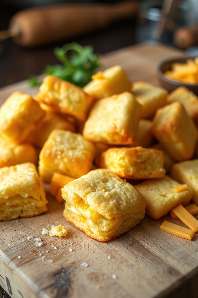 cheddar biscuit baking process