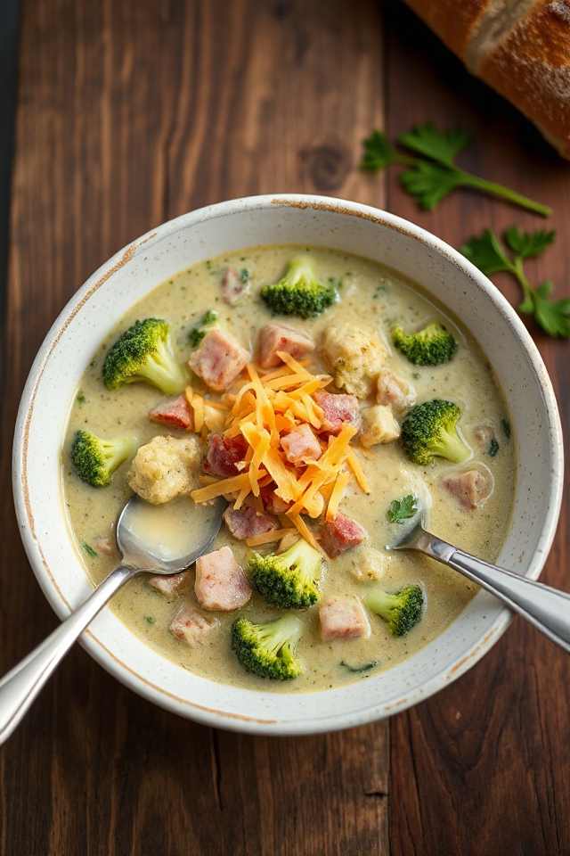 cheesy broccoli chowder recipe