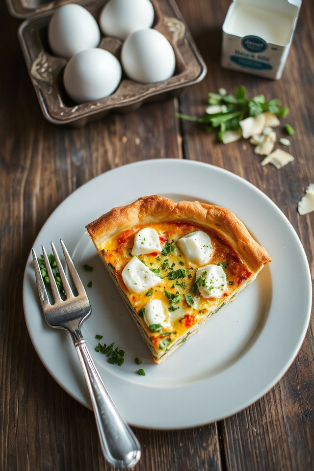crustless low carb quiche