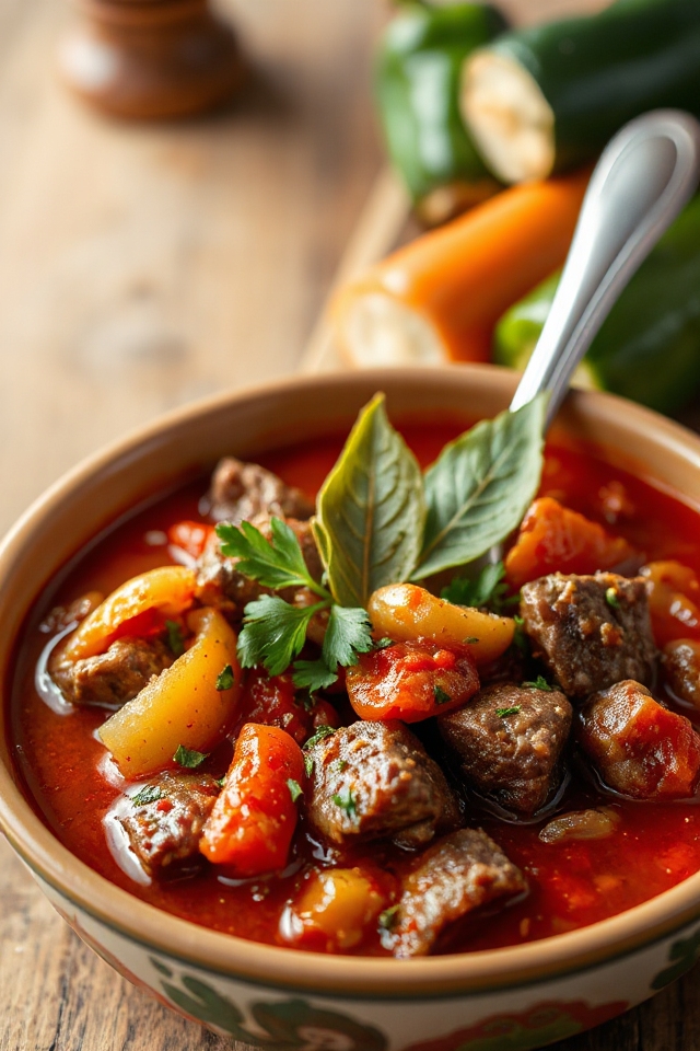 delicious low carb goulash