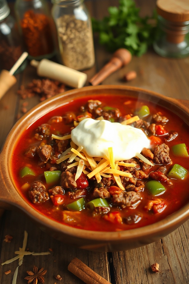 hearty low carb chili recipe