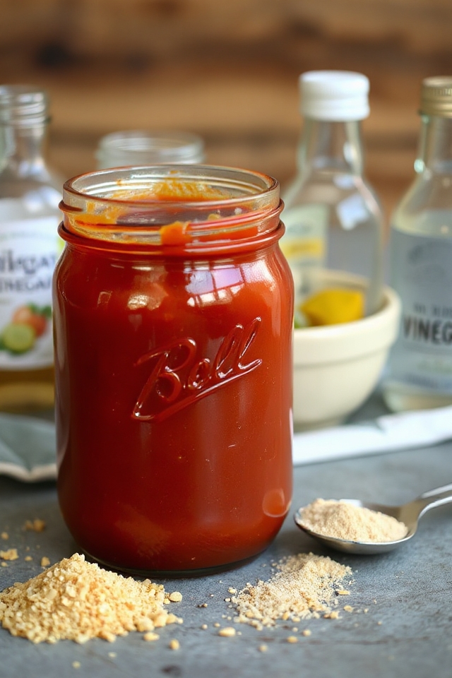homemade low carb ketchup