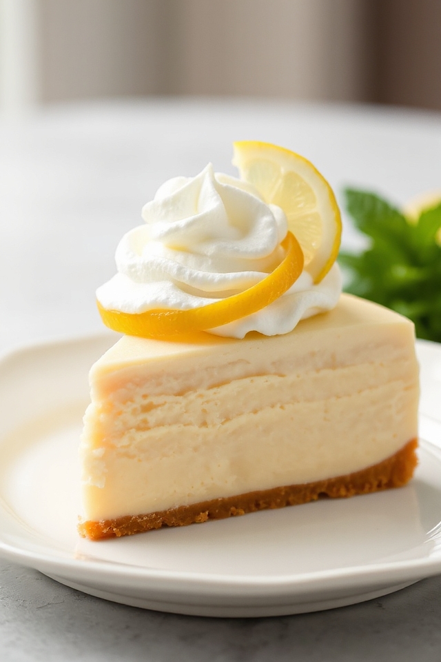 lemon cheesecake preparation steps