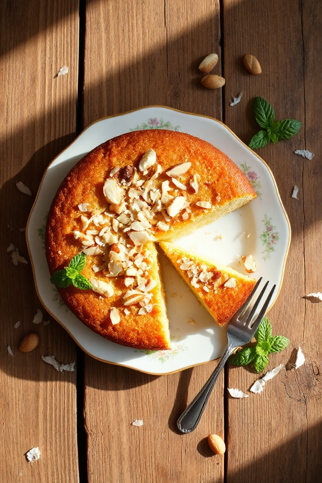 low carb almond cake