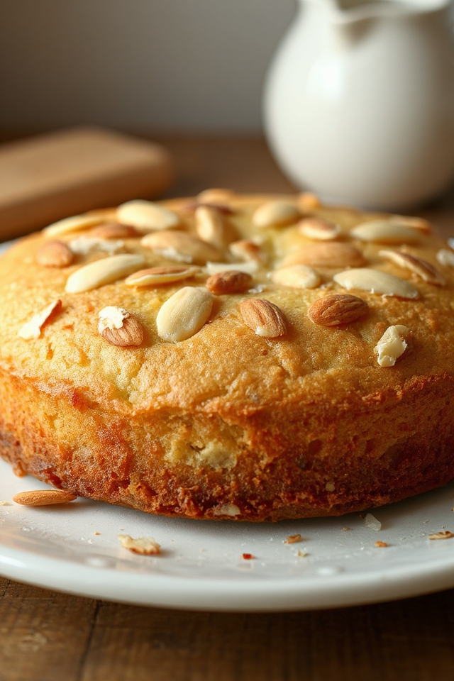 low carb almond coconut cake