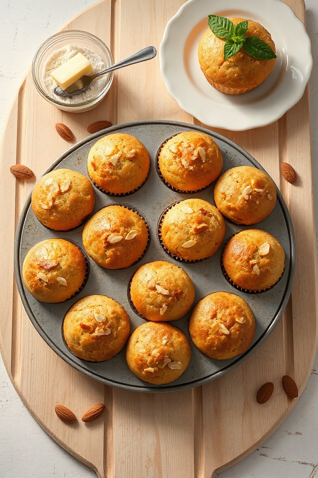 low carb almond muffins