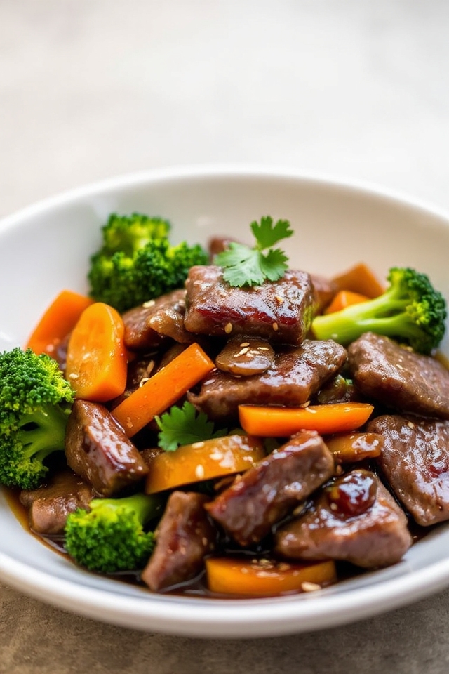 low carb beef stir fry
