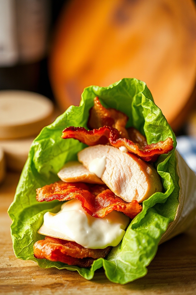 low carb blt wraps recipe