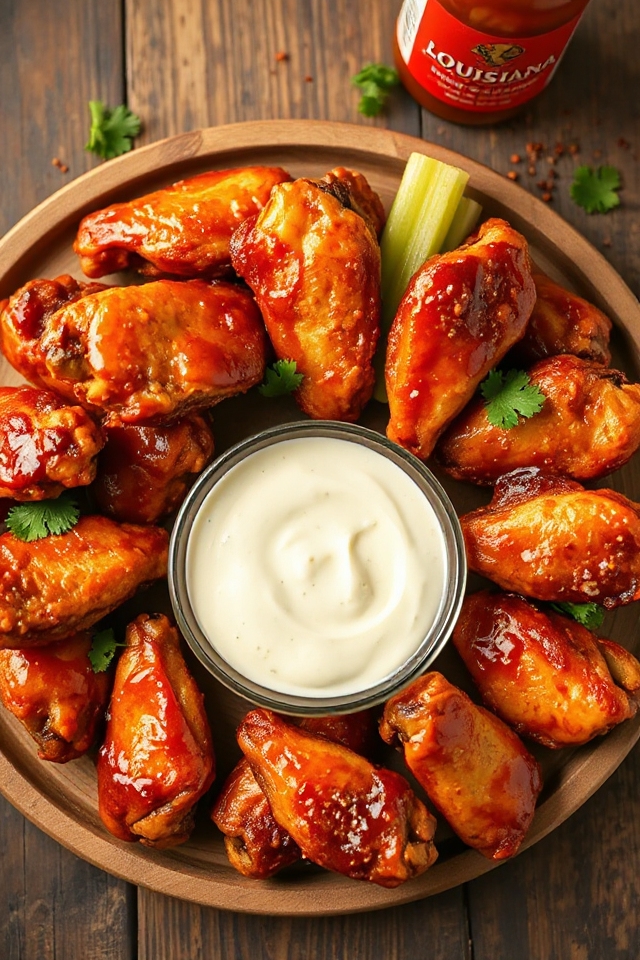 low carb buffalo wings