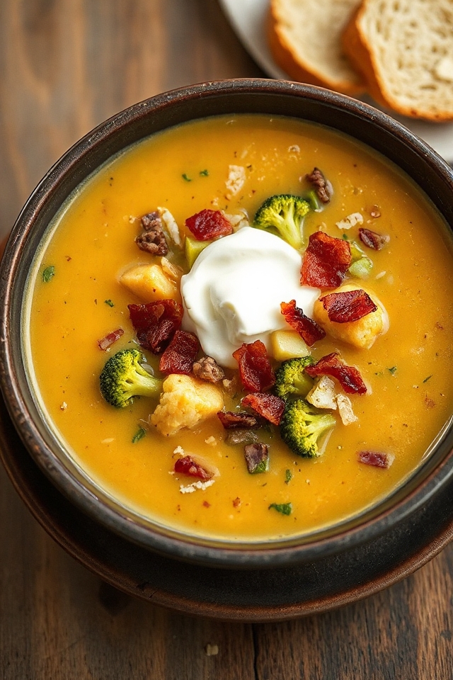 low carb cheeseburger soup
