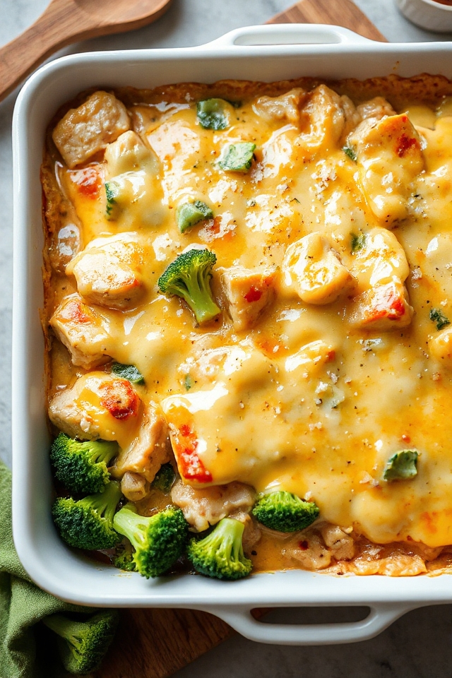 low carb chicken casserole