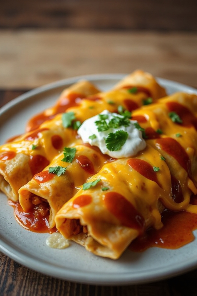 low carb chicken enchiladas