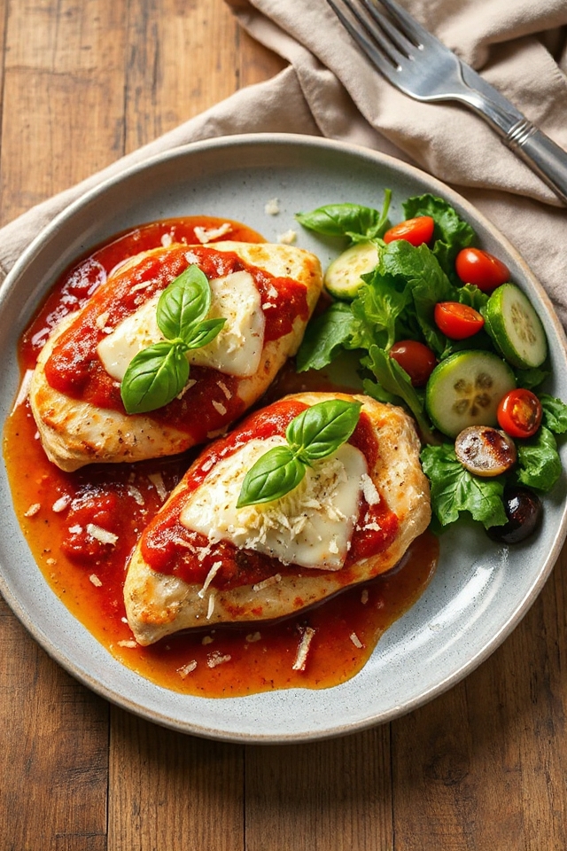 low carb chicken parmesan