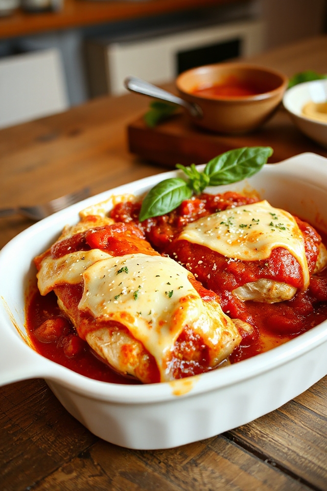 low carb chicken parmesan recipe