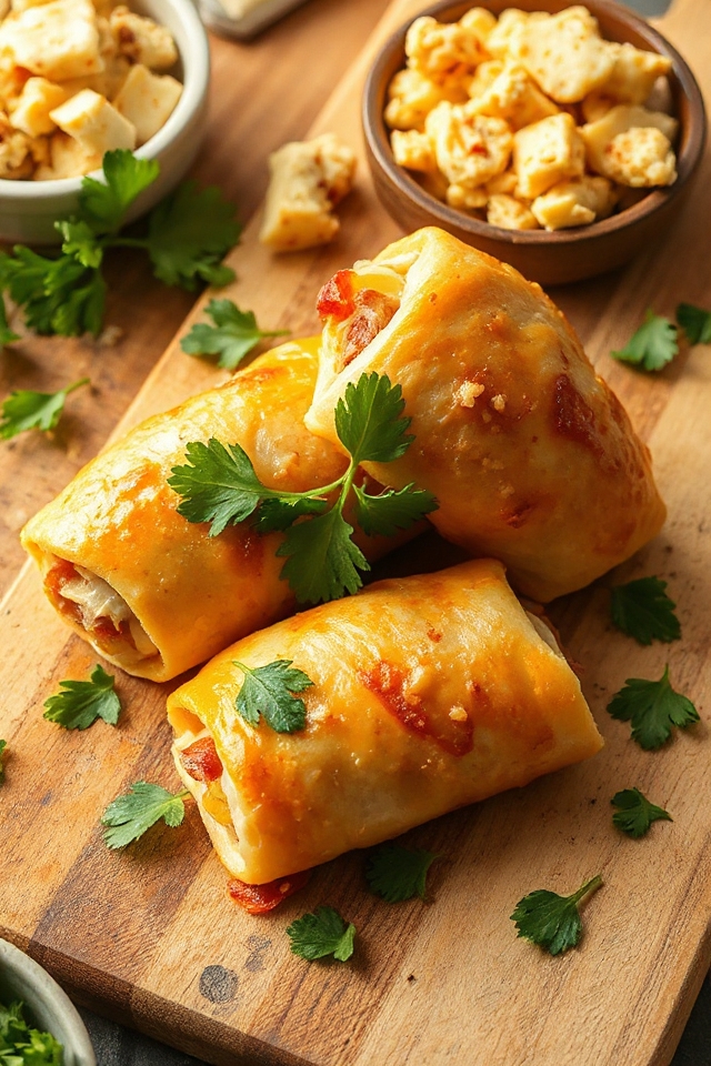 low carb chicken rollups