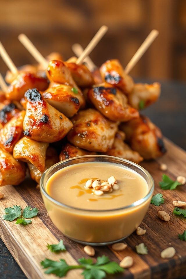 low carb chicken satay recipe