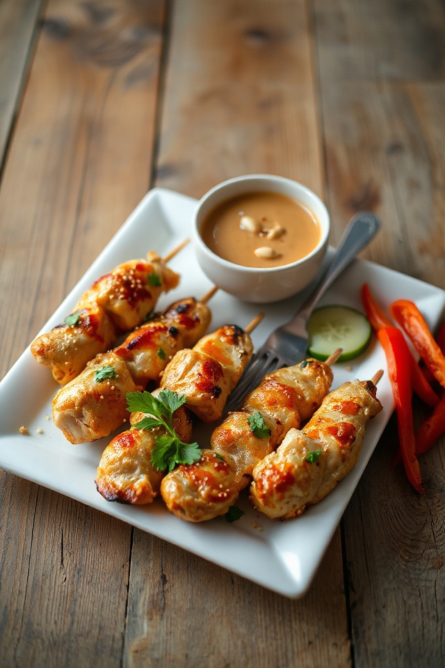 low carb chicken satay
