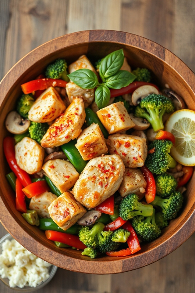 low carb chicken stir fry