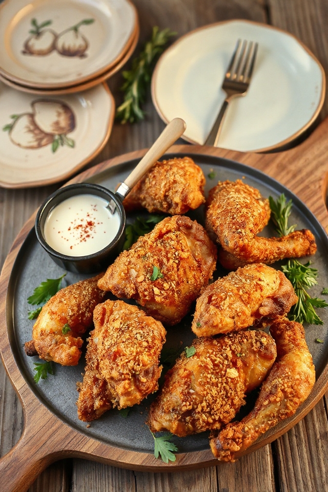 low carb fried chicken