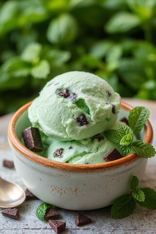 low carb mint chocolate chip