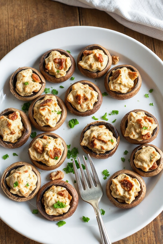low carb mushroom filling
