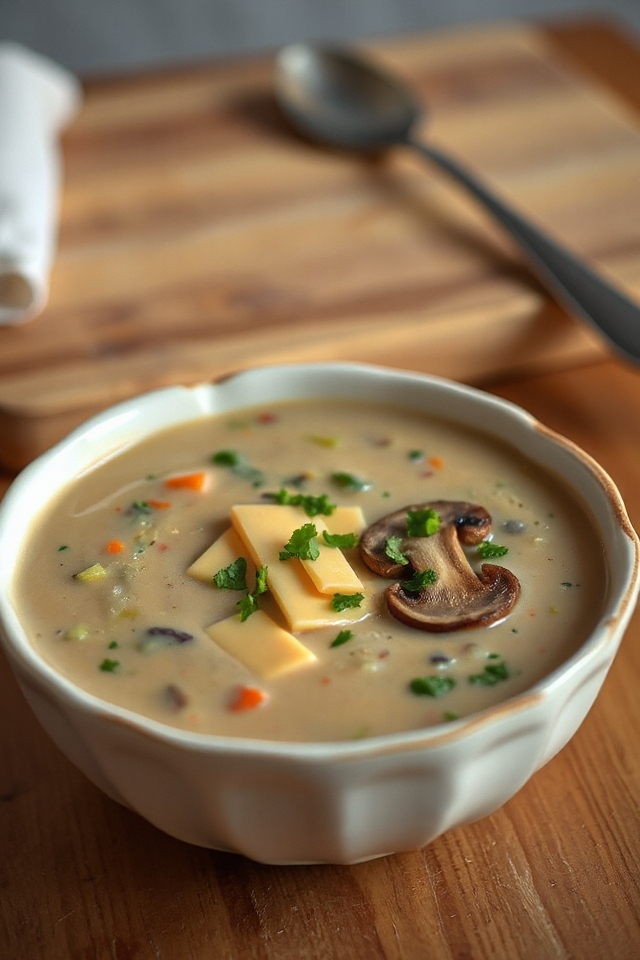 low carb mushroom soup recipe