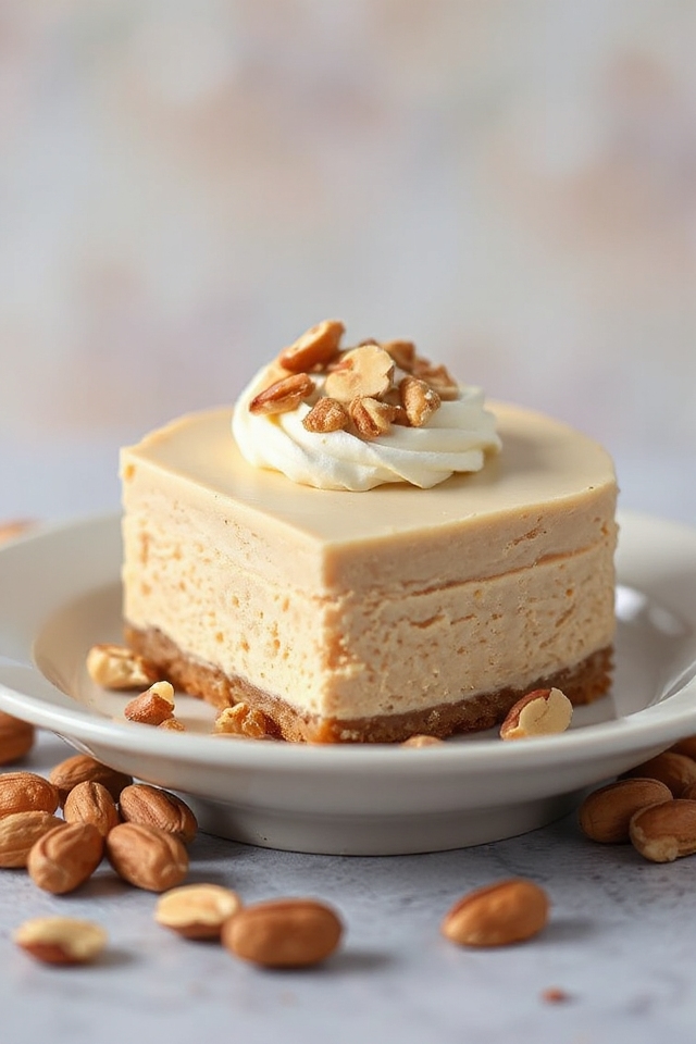 low carb peanut butter cheesecake