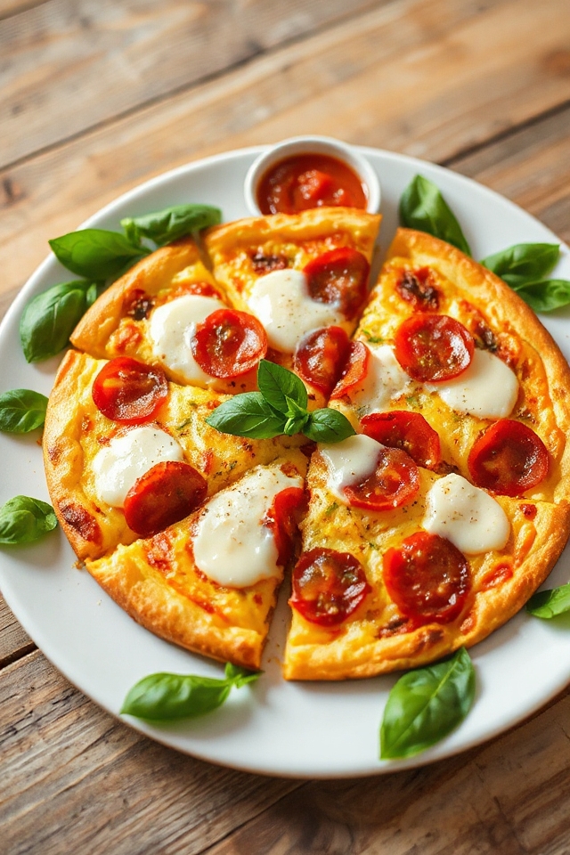 low carb pizza frittata