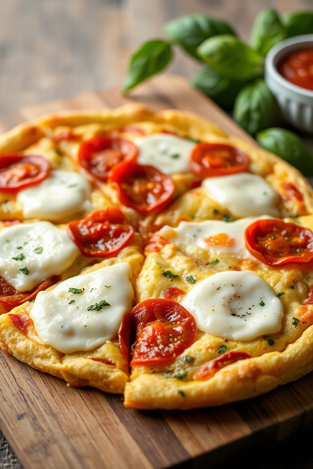 low carb pizza frittata recipe