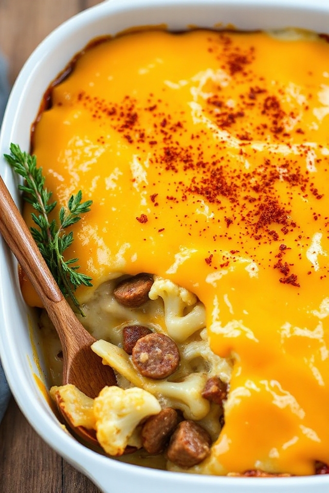 low carb sausage casserole recipe