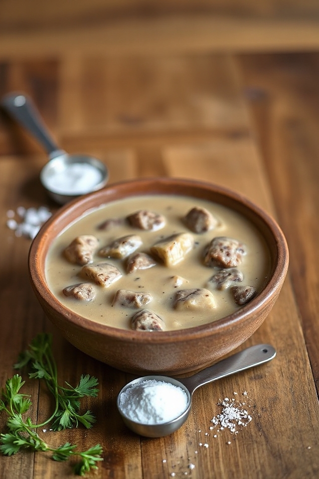 low carb sausage gravy recipe