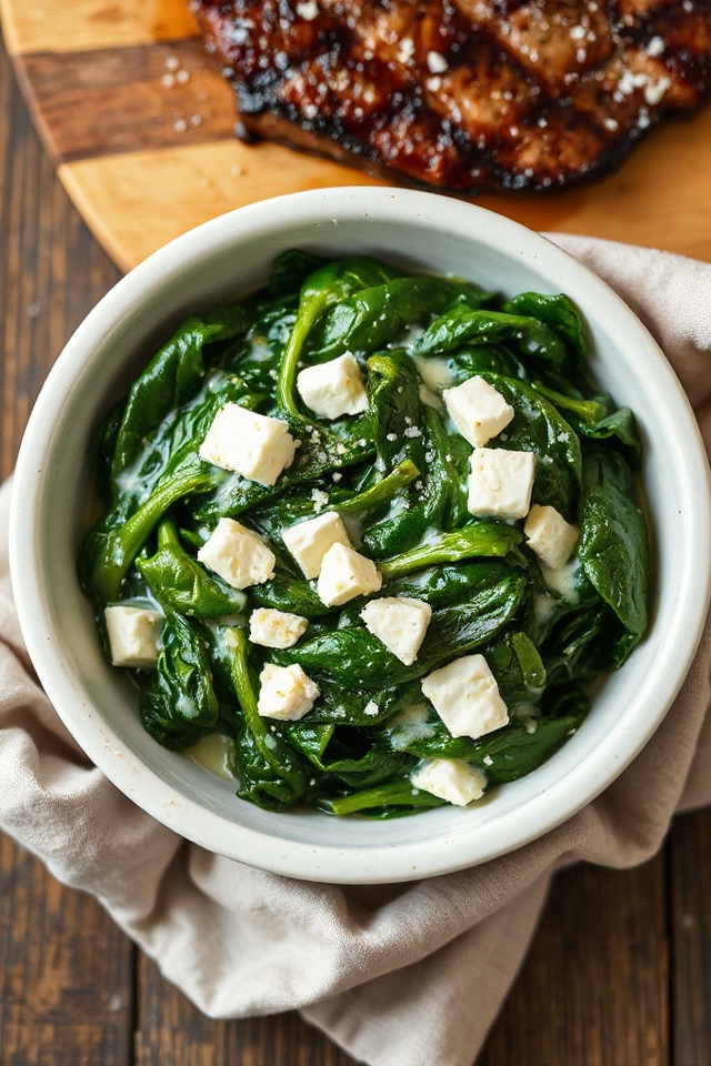 low carb spinach dish