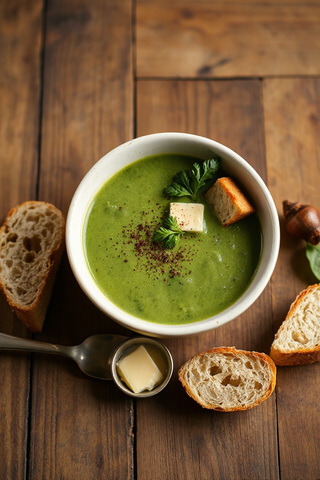 low carb spinach soup