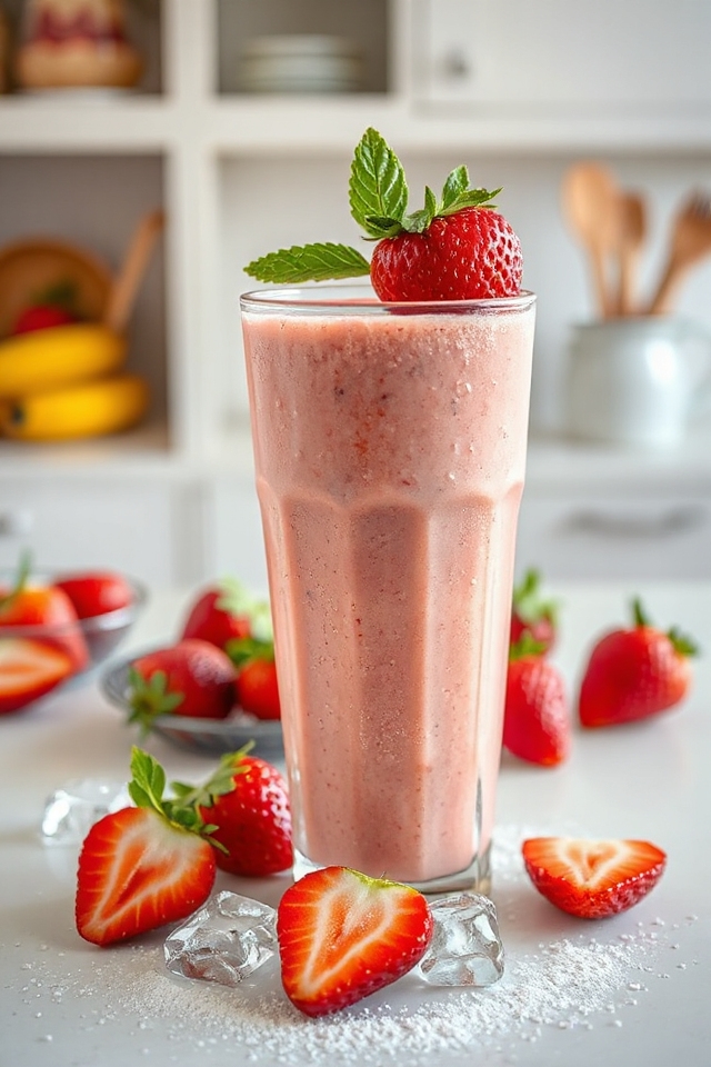 low carb strawberry smoothie recipe