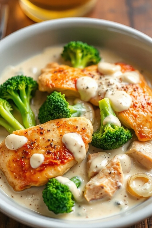 saut chicken add broccoli