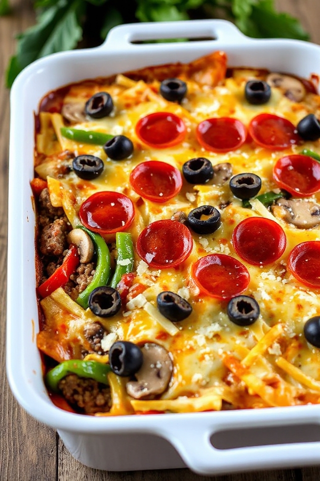 savory low carb casserole recipe